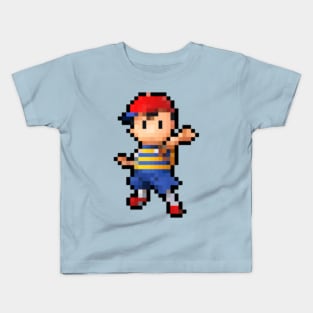 Ness Pixel Art Kids T-Shirt